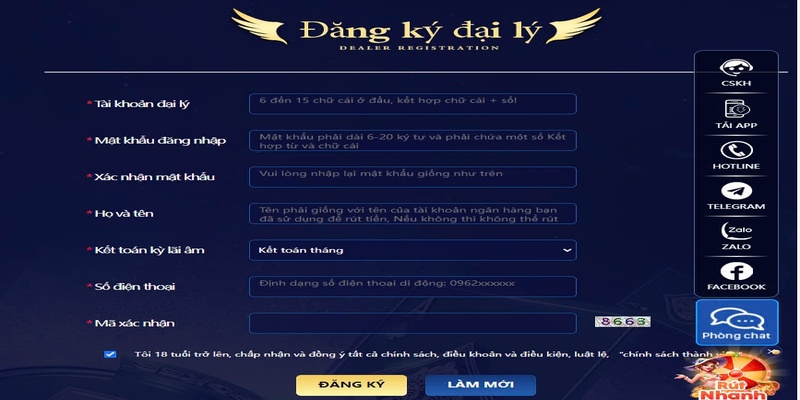 Quy trình tạo tài khoản được tối ưu hóa các bước